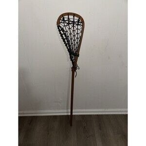 VINTAGE Old Wooden DeBeer Lacrosse Stick 43in EUC Wood Great Condition